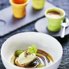 Sous-tasse à thé / déjeuner gourmand rectangulaire noir porcelaine culinaire 29 cm Basalt - REVOL Sale