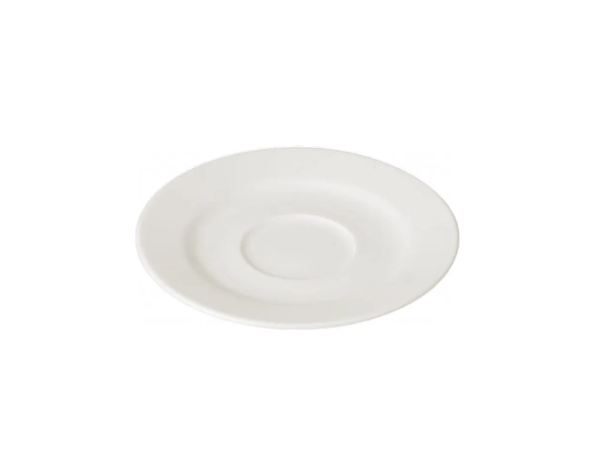 RAK Sous-tasse à thé/déjeuner rond ivoire porcelaine vitrifiée Banquet Best