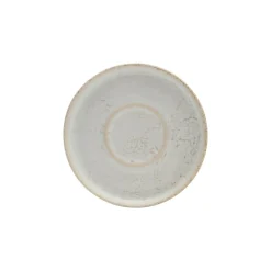 ACCOLADE Sous tasse à thé rond beige grès émaillé Ø 14 cm Sand Clearance