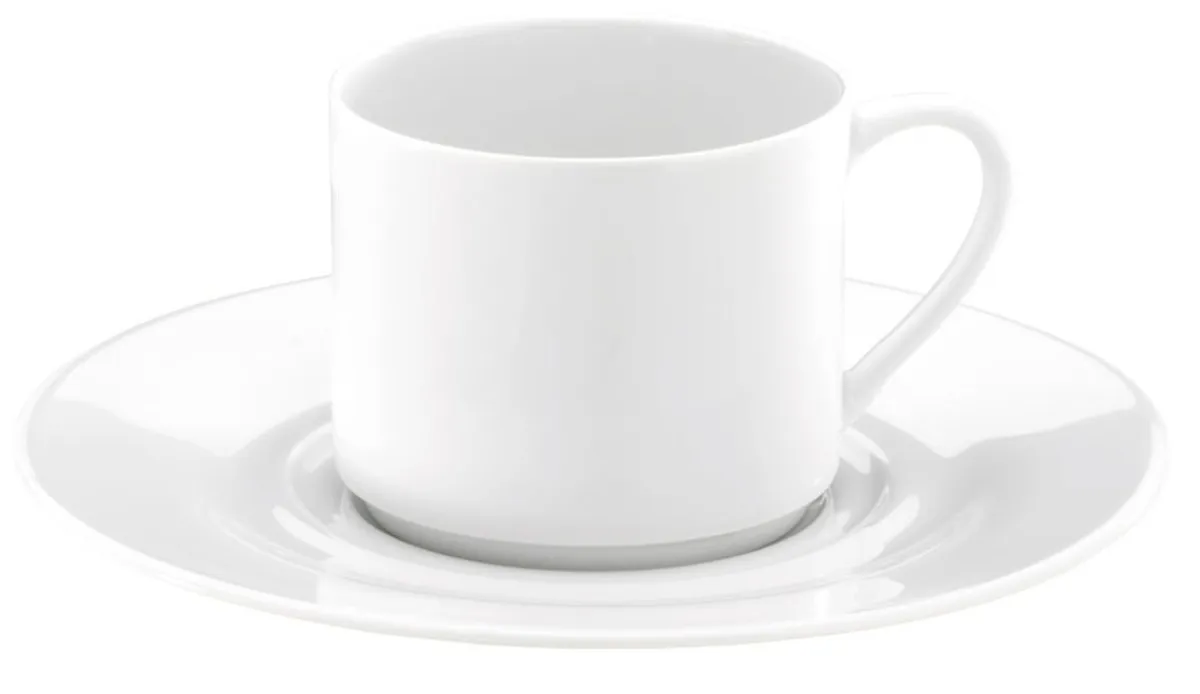 PILLIVUYT Sous tasse à thé rond blanc porcelaine pillénium Ø 16,4 cm Valencay Discount