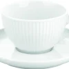 PILLIVUYT Sous tasse à thé rond blanc porcelaine culinaire Ø 14 cm Plisse Hot