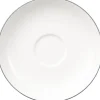 VILLEROY & BOCH Sous tasse thé rond blanc porcelaine Ø 15 cm Anmut