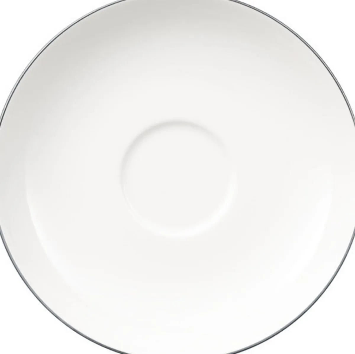 VILLEROY & BOCH Sous tasse thé rond blanc porcelaine Ø 15 cm Anmut