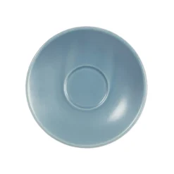 ESSENTIALS COLLECTION Sous tasse à thé rond bleu Grès Ø 14 cm Pulse Outlet