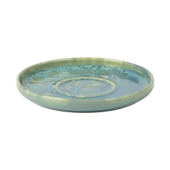 ACCOLADE Sous tasse à thé rond bleu grès émaillé Ø 14 cm Magic Sale