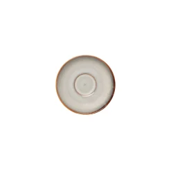 Sous tasse à thé rond gris bleu porcelaine Ø 14 cm Serena - PRO.MUNDI Hot
