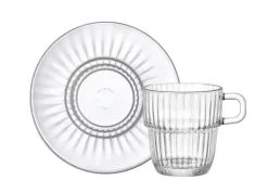 BORMIOLI ROCCO Sous-tasse thé transparent verre trempé Ø 14 cm Barshine Outlet