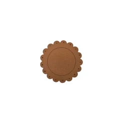 SONOLYS Sous verre camel PVC Ø 12 cm Flower New