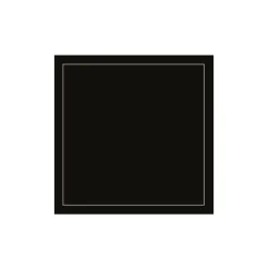 Sous verre carré noir coton 11x11 cm Oxstal (2000 pièces) - EARTH ESSENTIALS Clearance