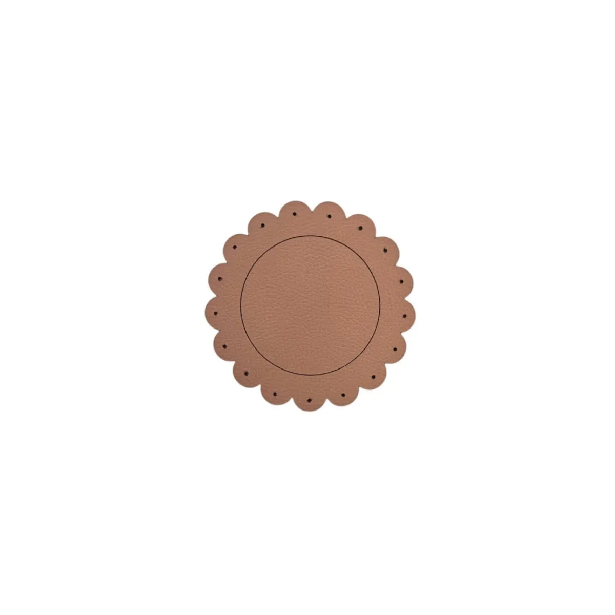 SONOLYS Sous verre nude PVC Ø 12 cm Flower Best