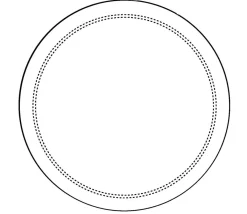 Sous verre rond blanc coton Ø 9 cm Oxstal (2000 pièces) - EARTH ESSENTIALS New
