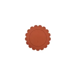 Sous verre tomette PVC Ø 12 cm Flower - SONOLYS Outlet