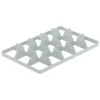 Séparateur bas 15 cases gris plastique 55,4x35,4x5,8 cm - Aucune New