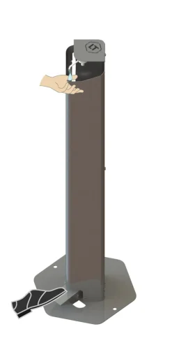 Station d'hygiène à pédale 100x28 cm - Aucune Clearance