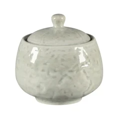 RAK Sucrier avec couvercle rond céladon porcelaine vitrifiée 25 cl Ø 8,8 cm Krush Online