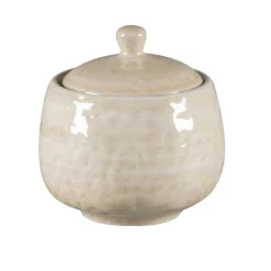 Sucrier avec couvercle rond porcelaine vitrifiée 25 cl Ø 8,8 cm Krush - RAK Hot