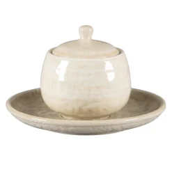 Sucrier avec couvercle rond porcelaine vitrifiée 25 cl Ø 8,8 cm Krush - RAK Hot