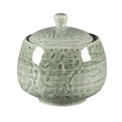 RAK Sucrier avec couvercle rond Sage porcelaine vitrifiée 25 cl Ø 8,8 cm Krush Discount