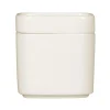 Sucrier carré blanc porcelaine 23 cl 8 cm Fractal - RAK Discount