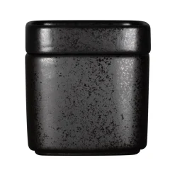 Sucrier carré noir porcelaine 23 cl 8 cm Fractal - RAK Hot
