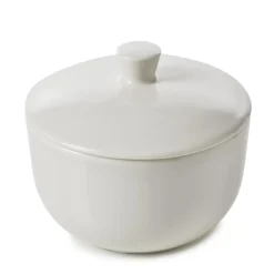 REVOL Sucrier rond Blanc albâtre porcelaine culinaire 15 cl Ø 9 cm Madeleine New