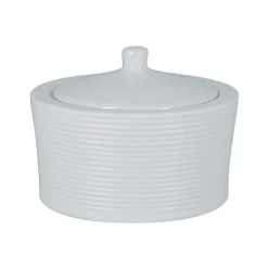 RAK Sucrier rond blanc porcelaine vitrifiée 22,5 cl Ø 10 cm Evolution   Hot
