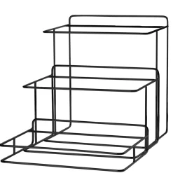 Support acier noir 42x30,8x29,8 cm Evento - DEGRENNE New