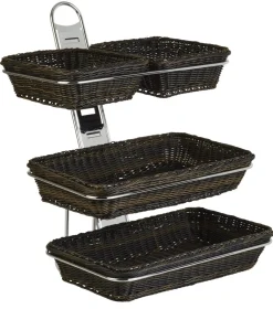 APS Support 3 niveaux pour paniers GN 1/1 acier 52x69x66 cm Gn Line Hot