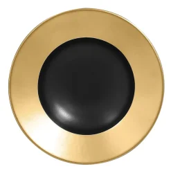 Support plat rond or porcelaine vitrifiée Ø 12,5 cm Chill - RAK New