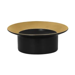 Support plat rond or porcelaine vitrifiée Ø 12,5 cm Chill - RAK New