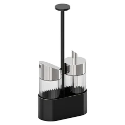 Support pour ménagère 2 pièces noir 14,5x7x30 cm The Grid - APS