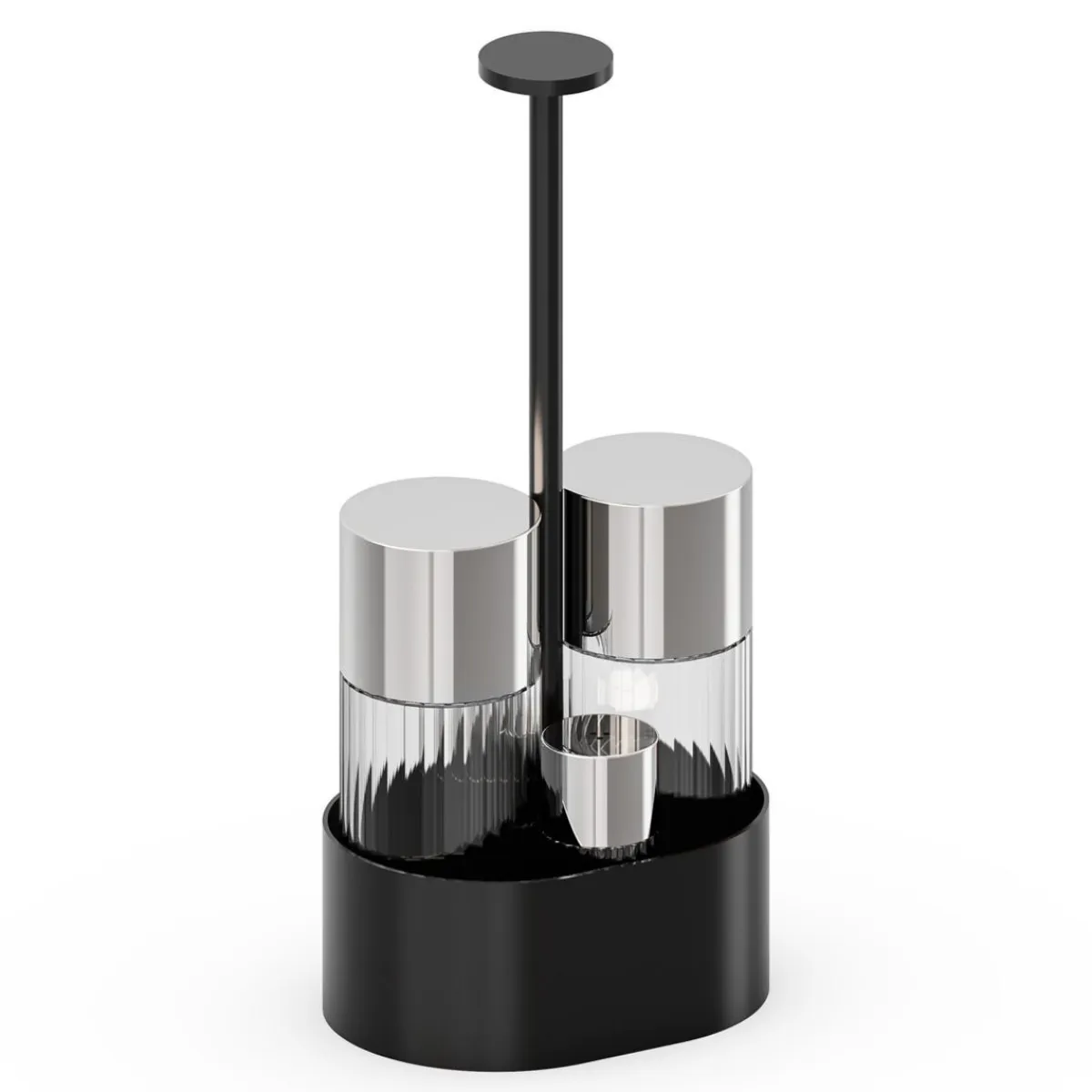 APS Support pour ménagère pièces ovale noir 14,5x10,5x30 cm The Grid Clearance