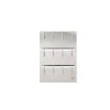 L.TELLIER Tableau porte fiches 12 ressorts inox 30x40x2 cm Hot