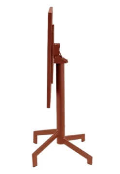 Table avec système pliant d'extérieur terracotta 60x60 cm Pigalle - FLEXMOB