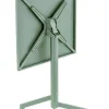 Table avec système pliant d'extérieur vert sauge 60x60 cm Pigalle - FLEXMOB Clearance