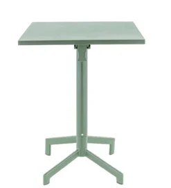 Table avec système pliant d'extérieur vert sauge 60x60 cm Pigalle - FLEXMOB Clearance