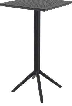 Table de bar de terrasse carré noir 108x60x60 cm Kys - FLEXMOB Best