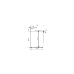 PROINOX Table de préparation réfrigérée froid positif 176 L 5 bacs Outlet
