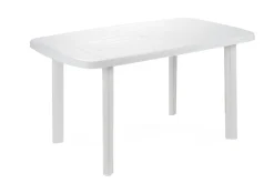 Table d'extérieur blanc 137x85 cm - Aucune Best