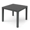 Table d'extérieur gris anthracite - Aucune Discount