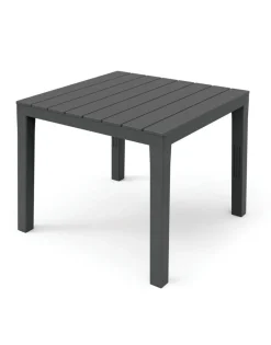 Table d'extérieur gris anthracite - Aucune Discount