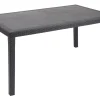Aucune Table d'extérieur gris anthracite 150x90x72 cm Discount