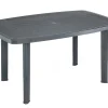 Aucune Table d'extérieur gris anthracite 137x85 cm Sale