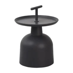 Table d'extérieur noir 54,5x41x41 cm Salerne - FLEXMOB Online