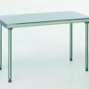 TOURNUS Table inox 100x70x90 cm Sans dosseret Sans étagère Best