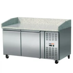 PROINOX Table à pizzas 2 portes avec dessus en granit 307 L 1 niveaux Discount