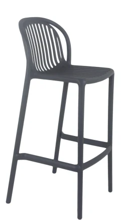 Tabouret de bar de terrasse gris anthracite 104x52x49 cm Oman - FLEXMOB Clearance