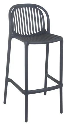 Tabouret de bar de terrasse gris anthracite 104x52x49 cm Oman - FLEXMOB Clearance