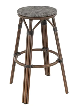 FLEXMOB Tabouret de bar de terrasse gris Ø 45 cm 76 cm Dole Outlet