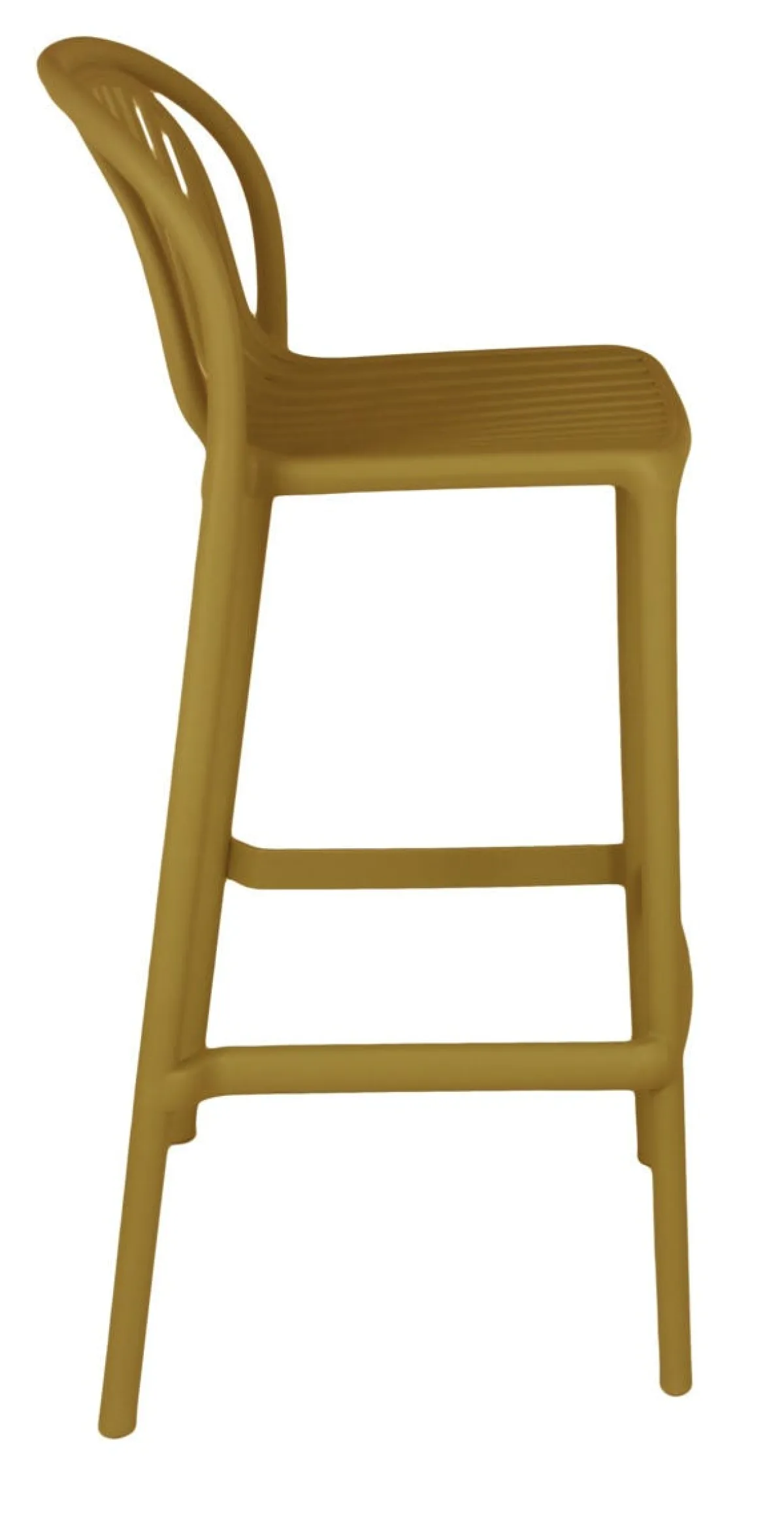 Tabouret de bar de terrasse jaune 104x52x49 cm Oman - FLEXMOB Sale